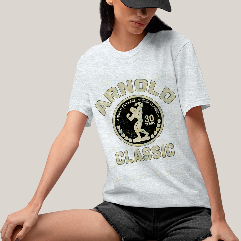 Camiseta Algodão Unissex T shirt Arnold Schwarzenegger classic 30 years