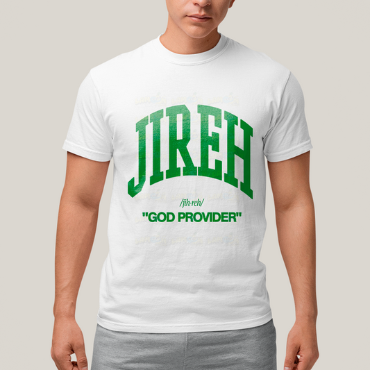 Camiseta Algodão Unissex T shirt Jireh God Provider Jesus