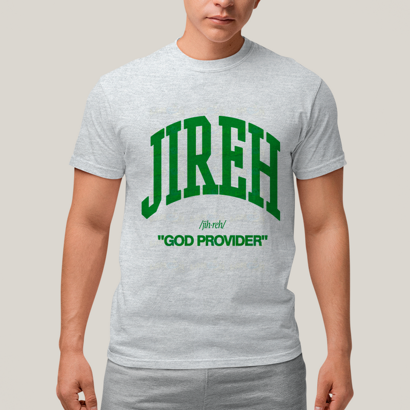 Camiseta Algodão Unissex T shirt Jireh God Provider Jesus