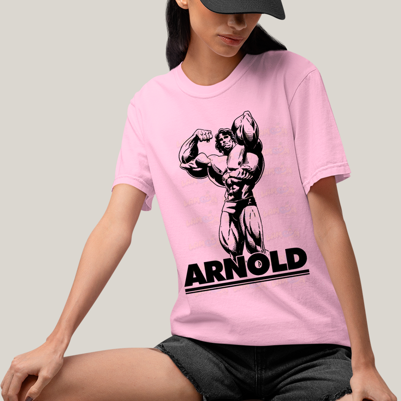 Camiseta Algodão Unissex T shirt - Arnold Schwarzenegger academia musculo