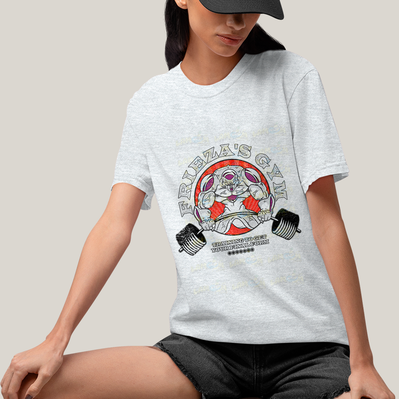 Camiseta Algodão Unissex T shirt- frieza gym