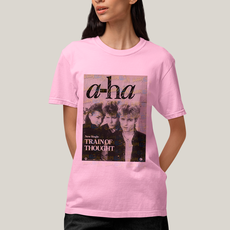 Camiseta Algodão Unissex T shirt - banda A Ha Rock