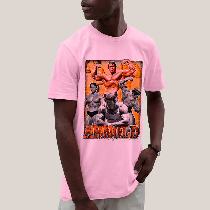 Camiseta Algodão Unissex T shirt - Arnold Schwarzenegger The Legend A Lenda