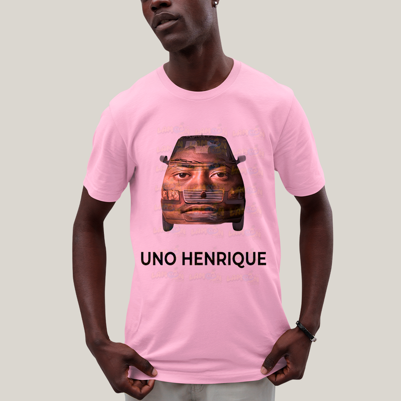 Camiseta Algodão Unissex T shirt - Uno Henrique Meme