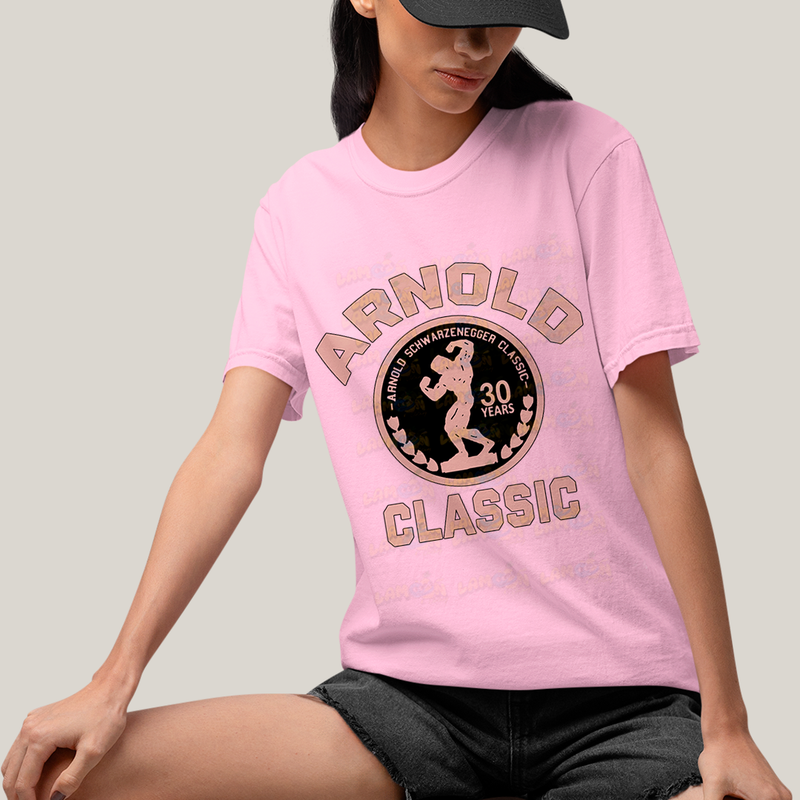 Camiseta Algodão Unissex T shirt Arnold Schwarzenegger classic 30 years