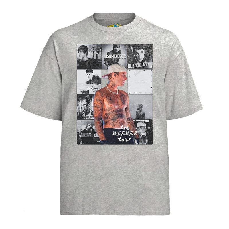 Camiseta Algodão Justin Bieber The Bieber Tour