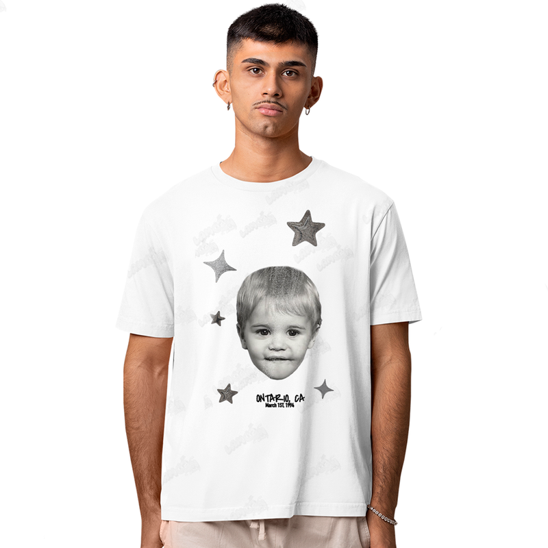 Camiseta Algodão Justin Bieber Ontario Stars