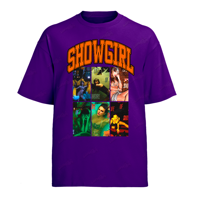 Camiseta Algodão Taylor Swift Showgirl
