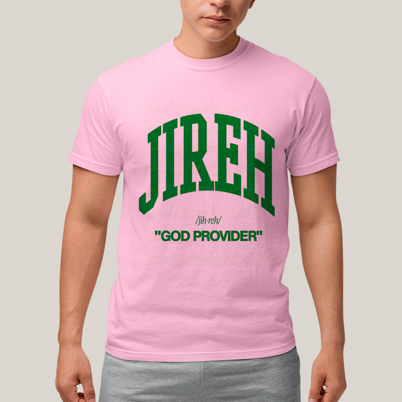 Camiseta Algodão Unissex T shirt Jireh God Provider Jesus