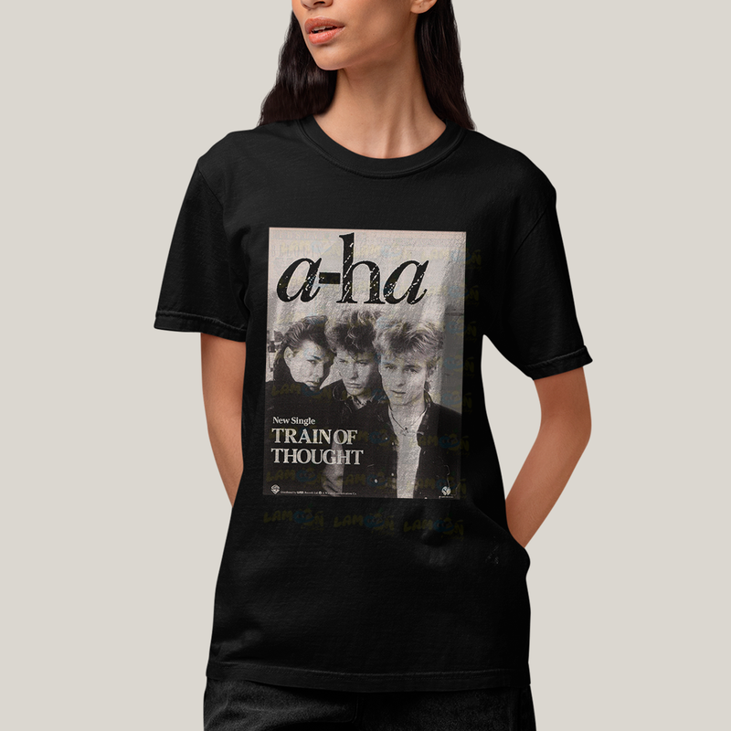 Camiseta Algodão Unissex T shirt - banda A Ha Rock