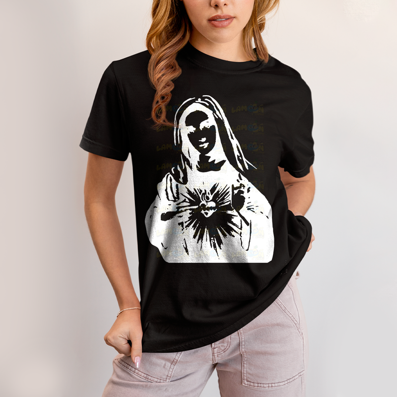 Camiseta Algodão Unissex Maria