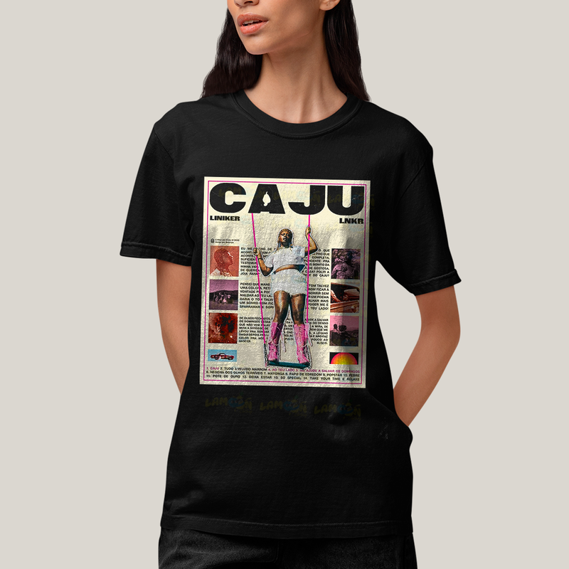 Camiseta Algodão Unissex T shirt - Cantora Liniker Caju banner