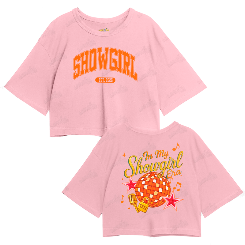 Cropped Oversized Algodão Taylor Swift My Showgirl Era FC