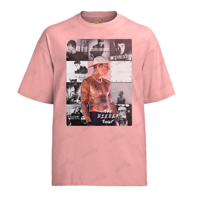 Camiseta Algodão Justin Bieber The Bieber Tour