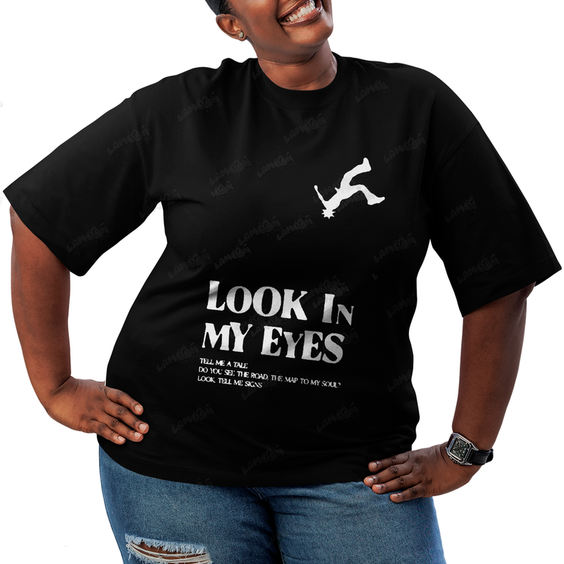 Camiseta Plus Size Algodão Travis Scott Look In My Eyes