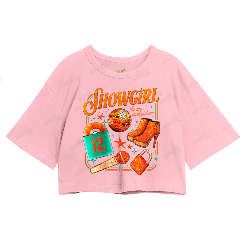 Cropped Oversized Algodão Taylor Swift Showgirl 12