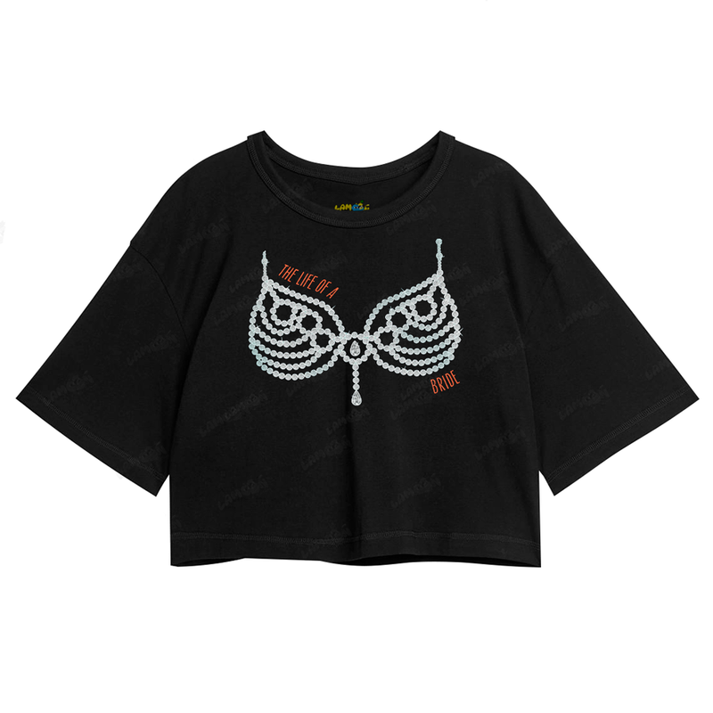 Cropped Oversized Algodão Taylor Swift The Life of a Bride