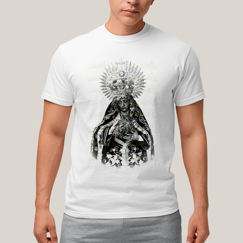 Camiseta Algodão Unissex Maria Coroa