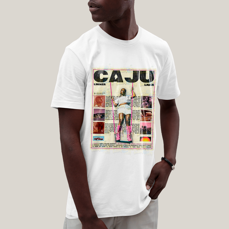 Camiseta Algodão Unissex T shirt - Cantora Liniker Caju banner