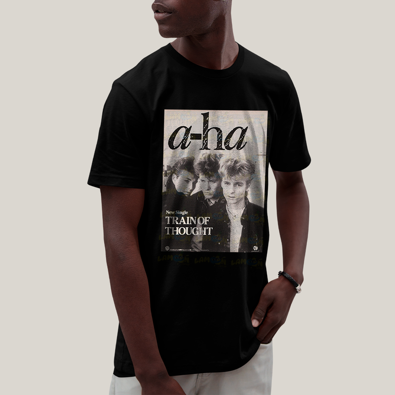 Camiseta Algodão Unissex T shirt - banda A Ha Rock