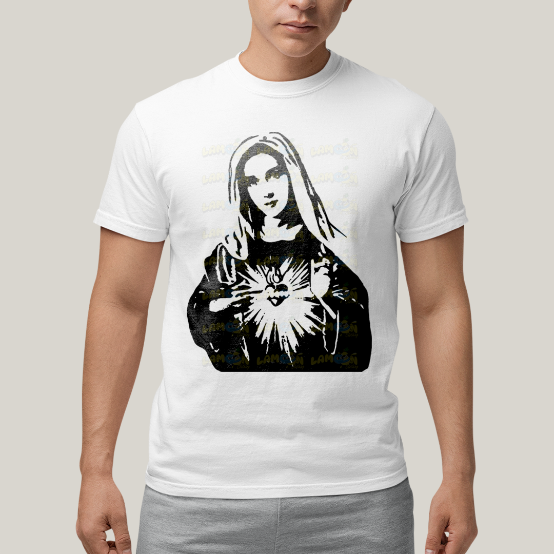 Camiseta Algodão Unissex Maria