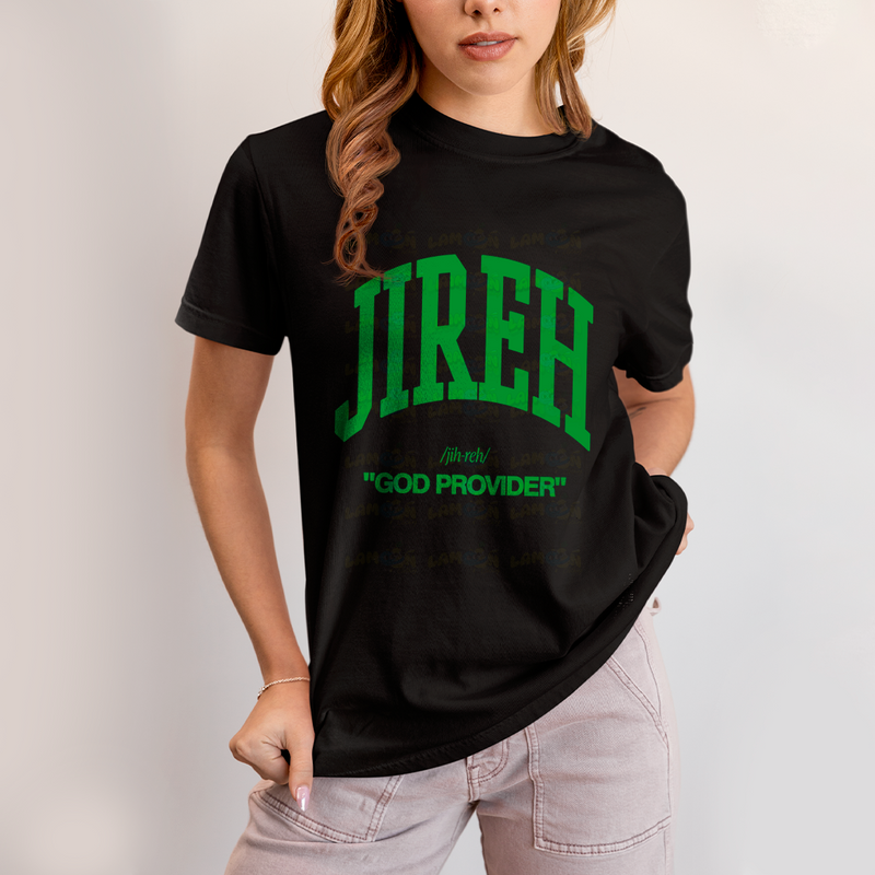 Camiseta Algodão Unissex T shirt Jireh God Provider Jesus