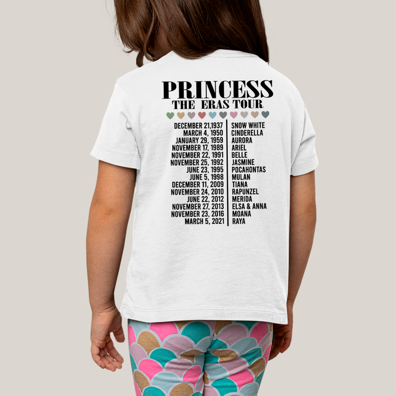 Camiseta Infantil Algodão Unissex T shirt Lilo & Stitch Princess The Eras Tour FC