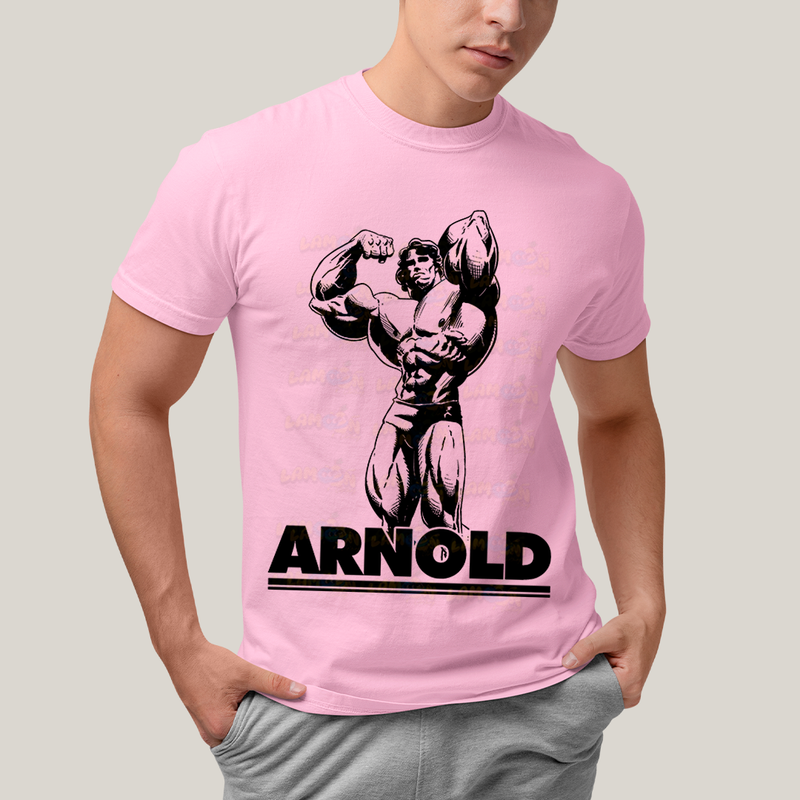 Camiseta Algodão Unissex T shirt - Arnold Schwarzenegger academia musculo