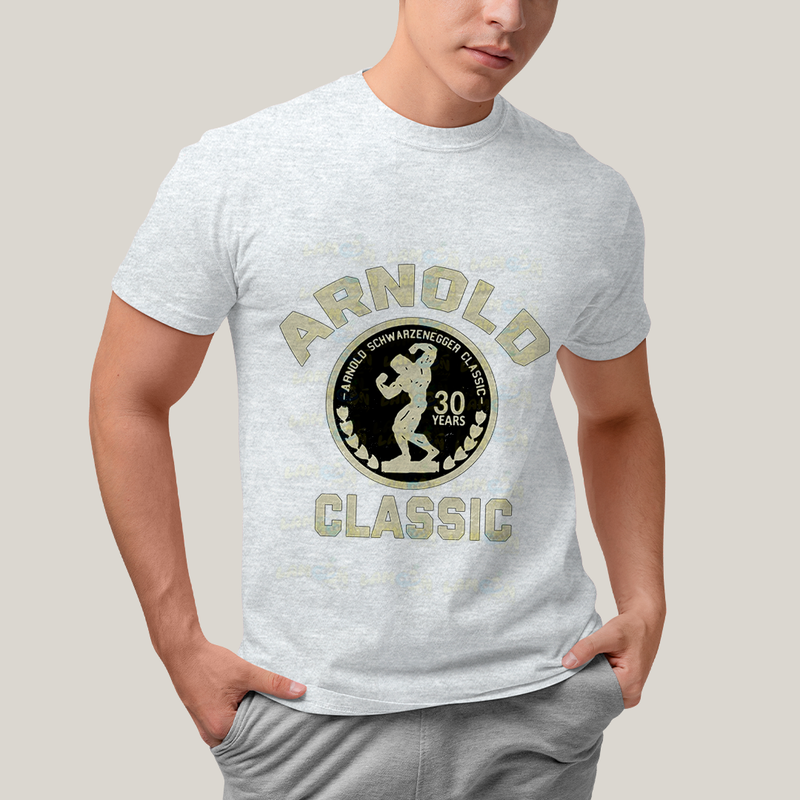 Camiseta Algodão Unissex T shirt - Arnold Schwarzenegger classic 30 years