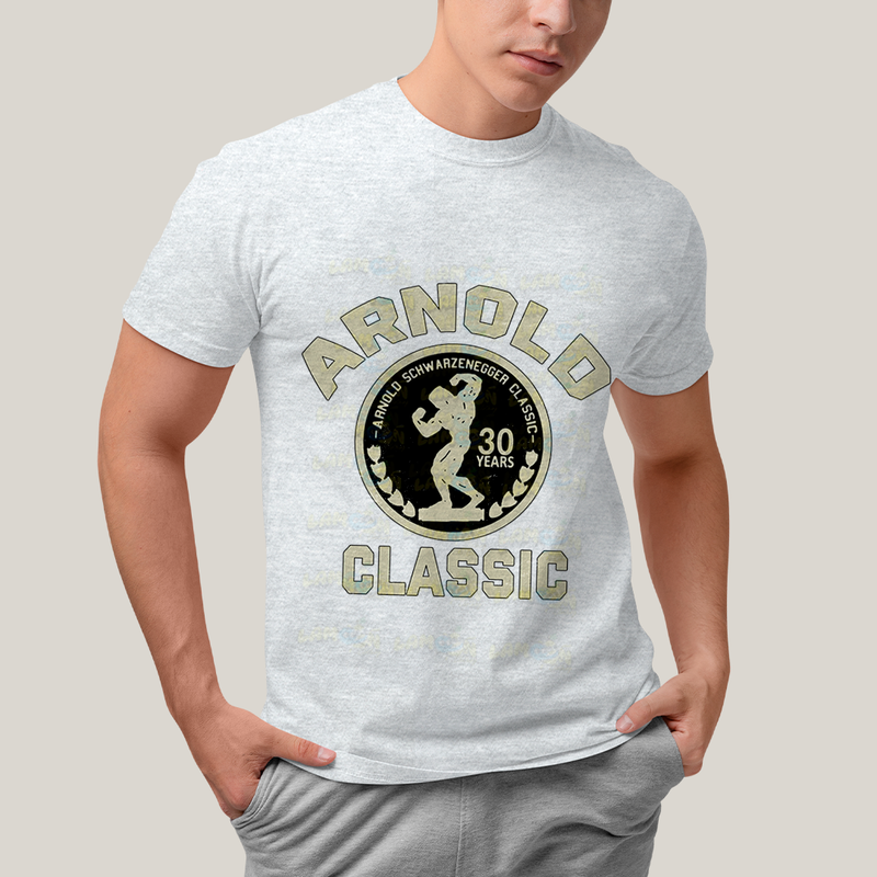 Camiseta Algodão Unissex T shirt Arnold Schwarzenegger classic 30 years