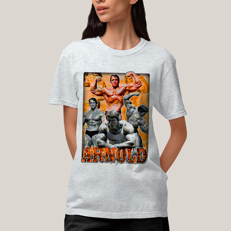 Camiseta Algodão Unissex T shirt - Arnold Schwarzenegger The Legend A Lenda