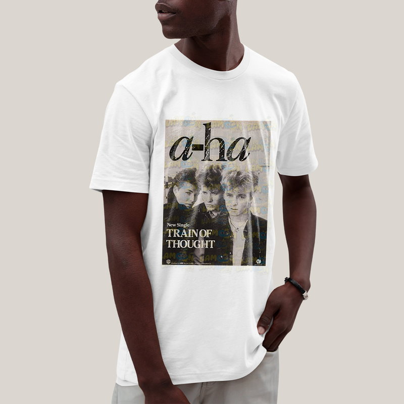 Camiseta Algodão Unissex T shirt - banda A Ha Rock