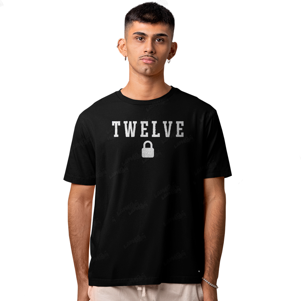 Camiseta Algodão Taylor Swift Twelve Cadeado