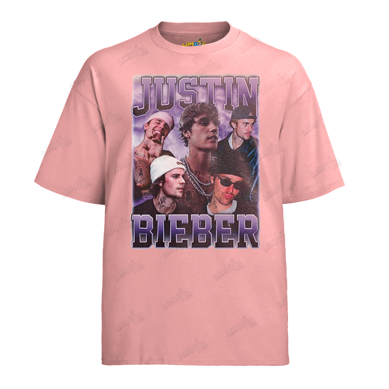 Camiseta Algodão Justin Bieber 2025