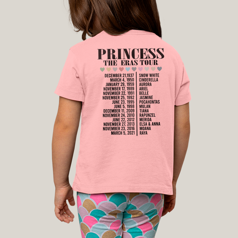 Camiseta Infantil Algodão Unissex T shirt Lilo & Stitch Princess The Eras Tour FC