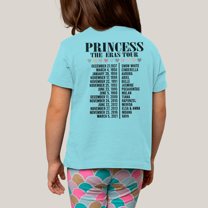 Camiseta Infantil Algodão Unissex T shirt Lilo & Stitch Princess The Eras Tour FC