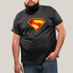 Camiseta Plus Size Algodão Unissex Superman Legacy Logo 1
