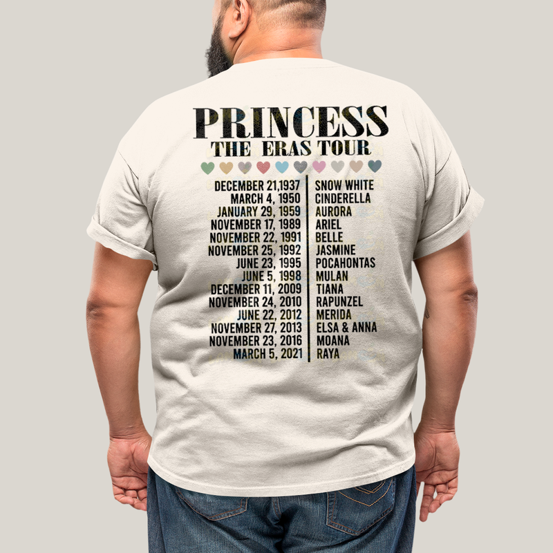 Camiseta Plus Size Algodão Unissex T shirt Lilo & Stitch Princess The Eras Tour FC
