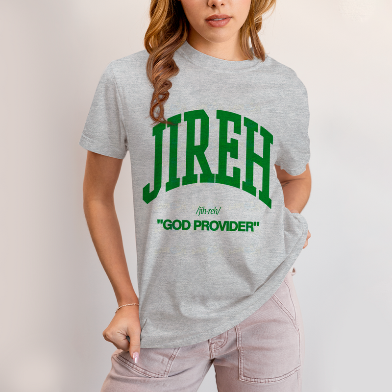 Camiseta Algodão Unissex T shirt Jireh God Provider Jesus