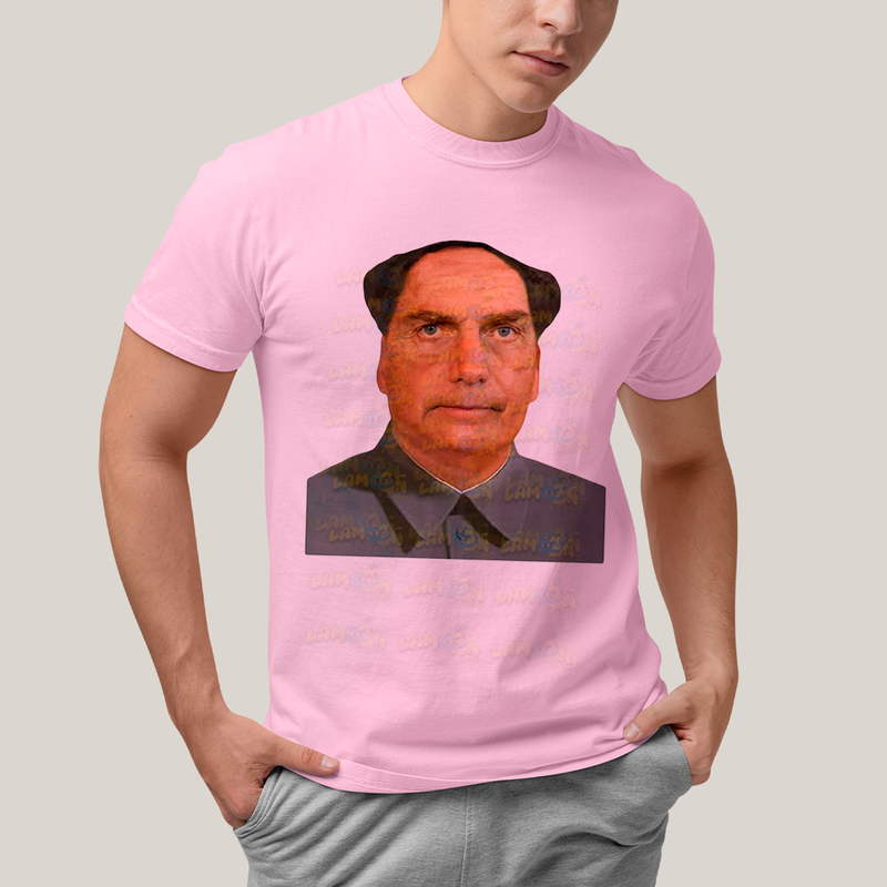 Camiseta Algodão Unissex T shirt - jair Messias Bolsonaro Dong Meme presidente do brasil