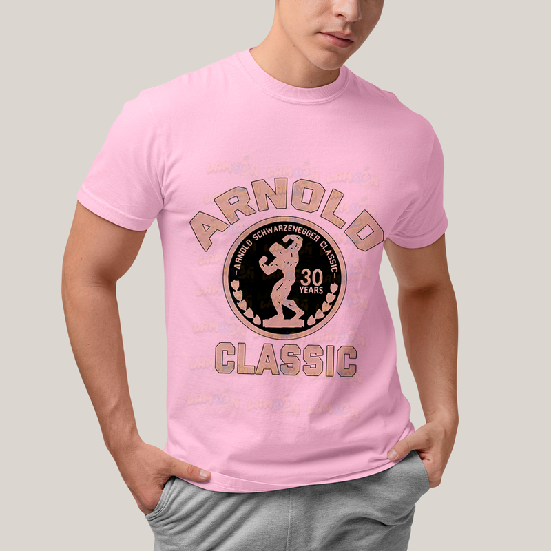 Camiseta Algodão Unissex T shirt Arnold Schwarzenegger classic 30 years