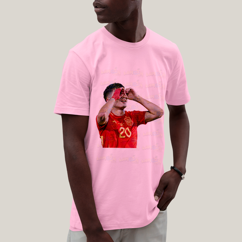 Camiseta Algodão Unissex T shirt - Pedri Jogador BC Espanha