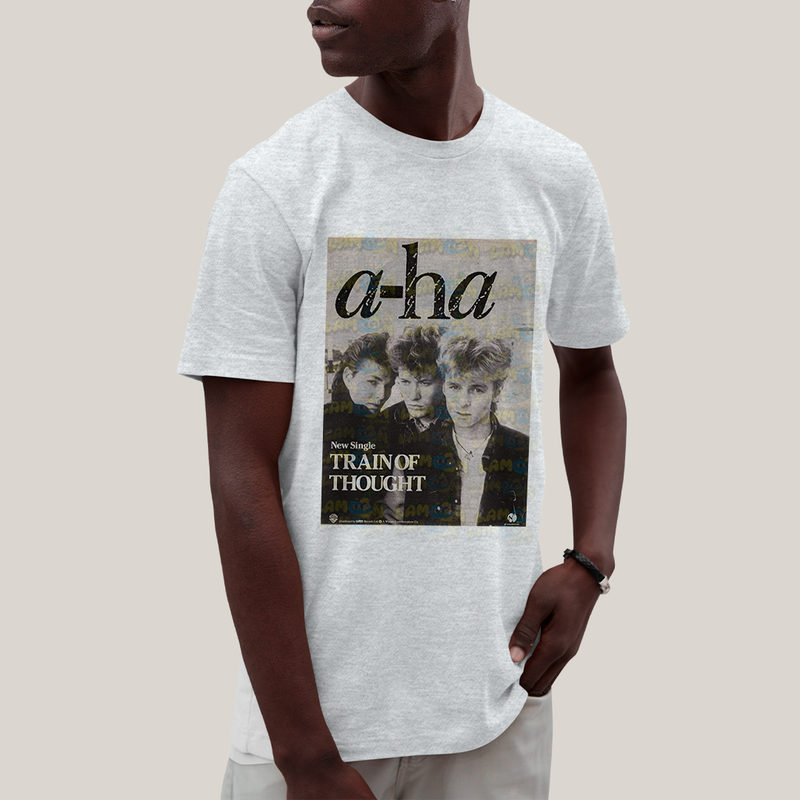 Camiseta Algodão Unissex T shirt - banda A Ha Rock