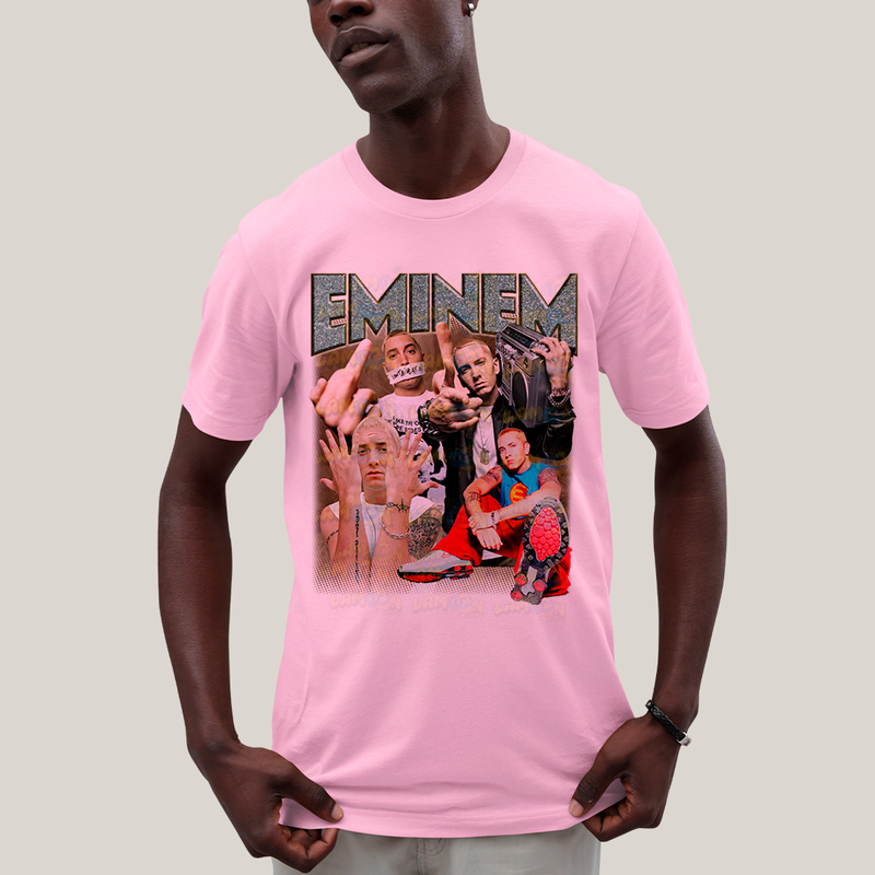 Camiseta Algodão Unissex T shirt - cantor Eminem rap hip hop