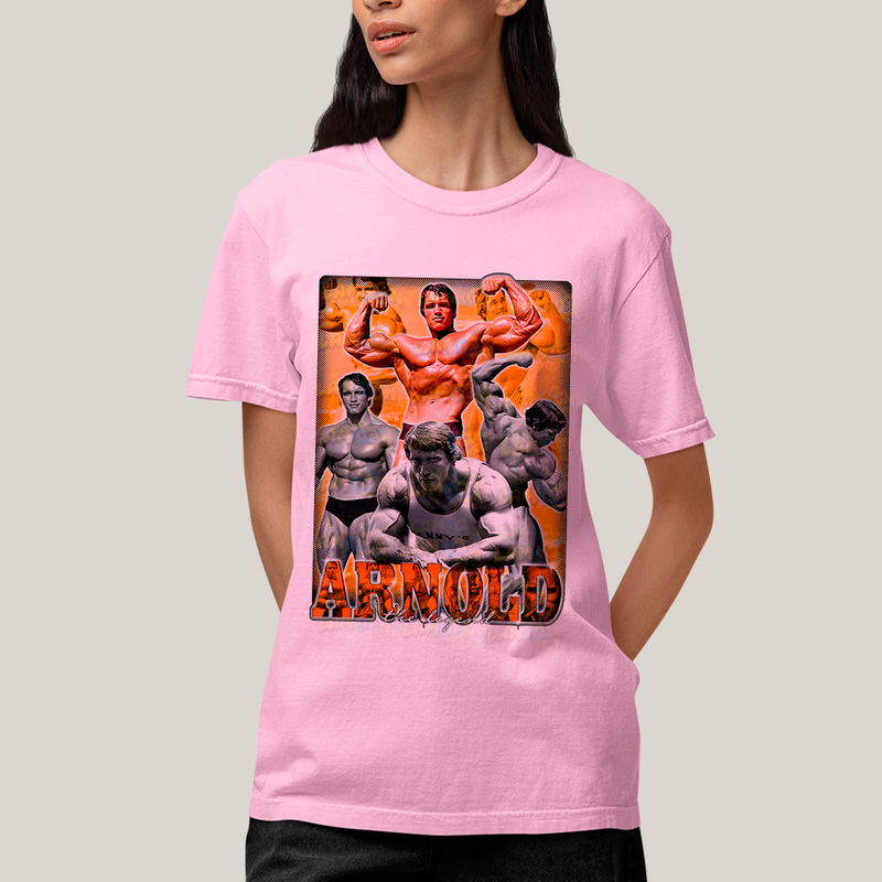 Camiseta Algodão Unissex T shirt - Arnold Schwarzenegger The Legend A Lenda