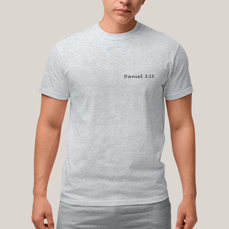 Camiseta Algodão Unissex Another in the Fire Daniel 3:25