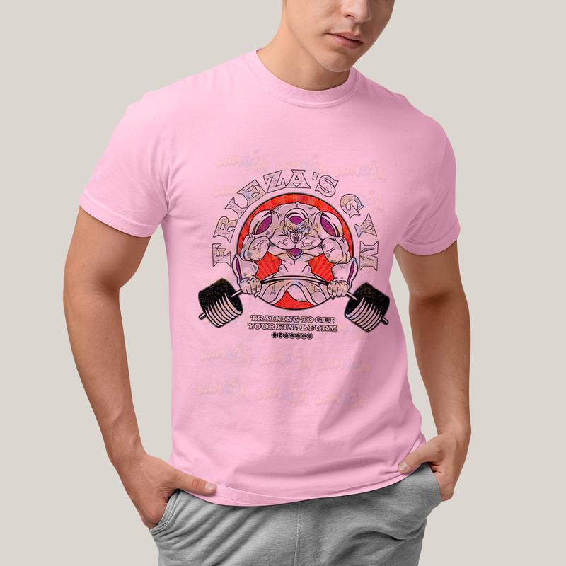 Camiseta Algodão Unissex T shirt- frieza gym