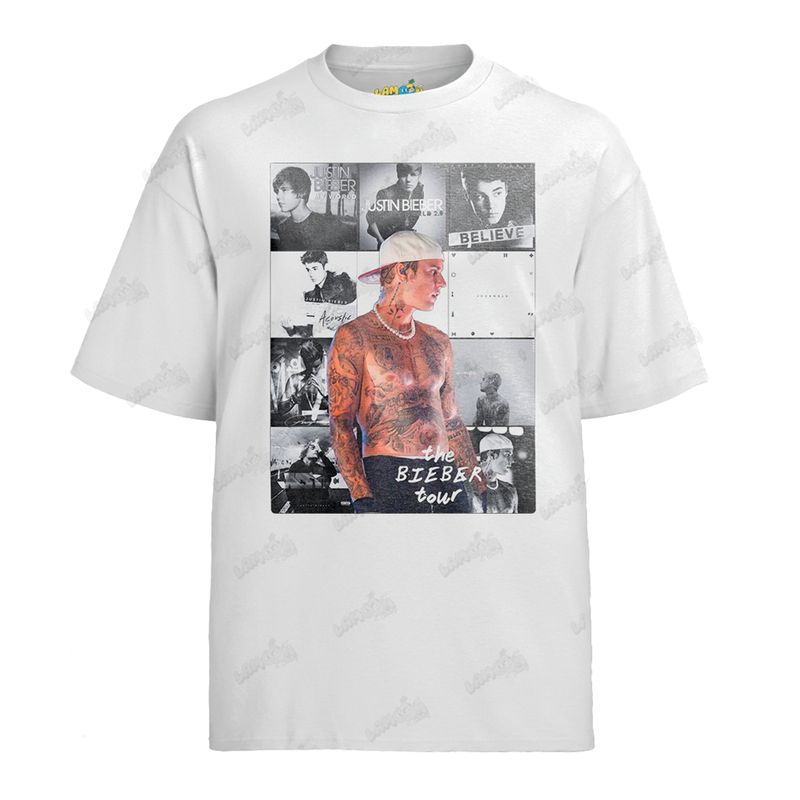 Camiseta Algodão Justin Bieber The Bieber Tour