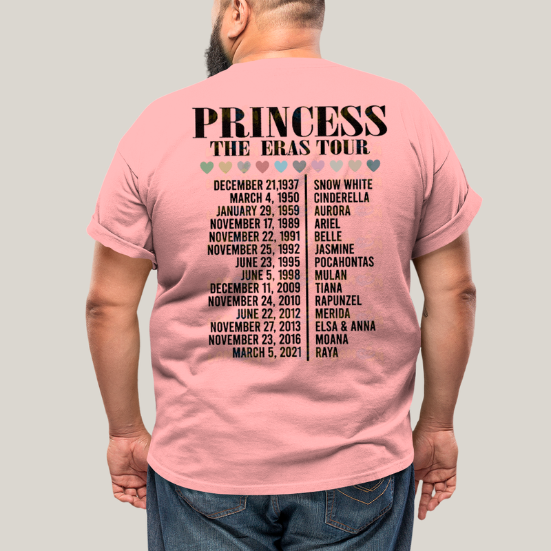 Camiseta Plus Size Algodão Unissex T shirt Lilo & Stitch Princess The Eras Tour FC
