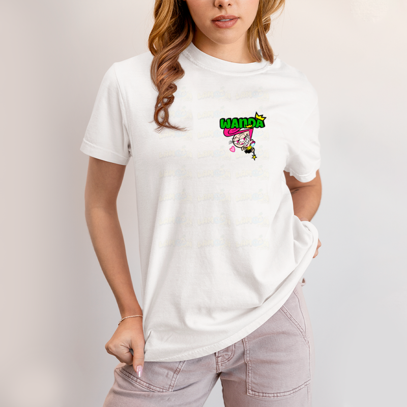 Camiseta Estampada Unissex Cosmo e Wanda BFF ou casal FC
